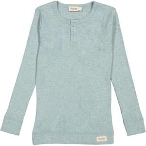 NEW MARMAR COPENHAGEN kid's henley modal melange tee in pistachio